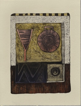 Les Amulets à Musée
Sippar Racquet Pan
Lithograph
335mm x 250mm 2010